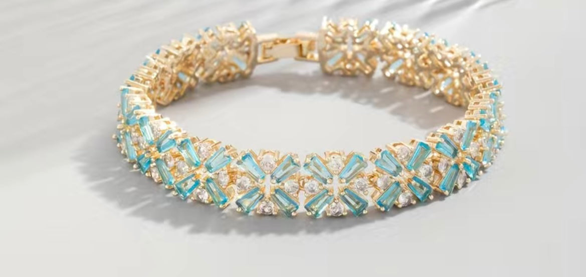 Champagne Gemstone Bracelet